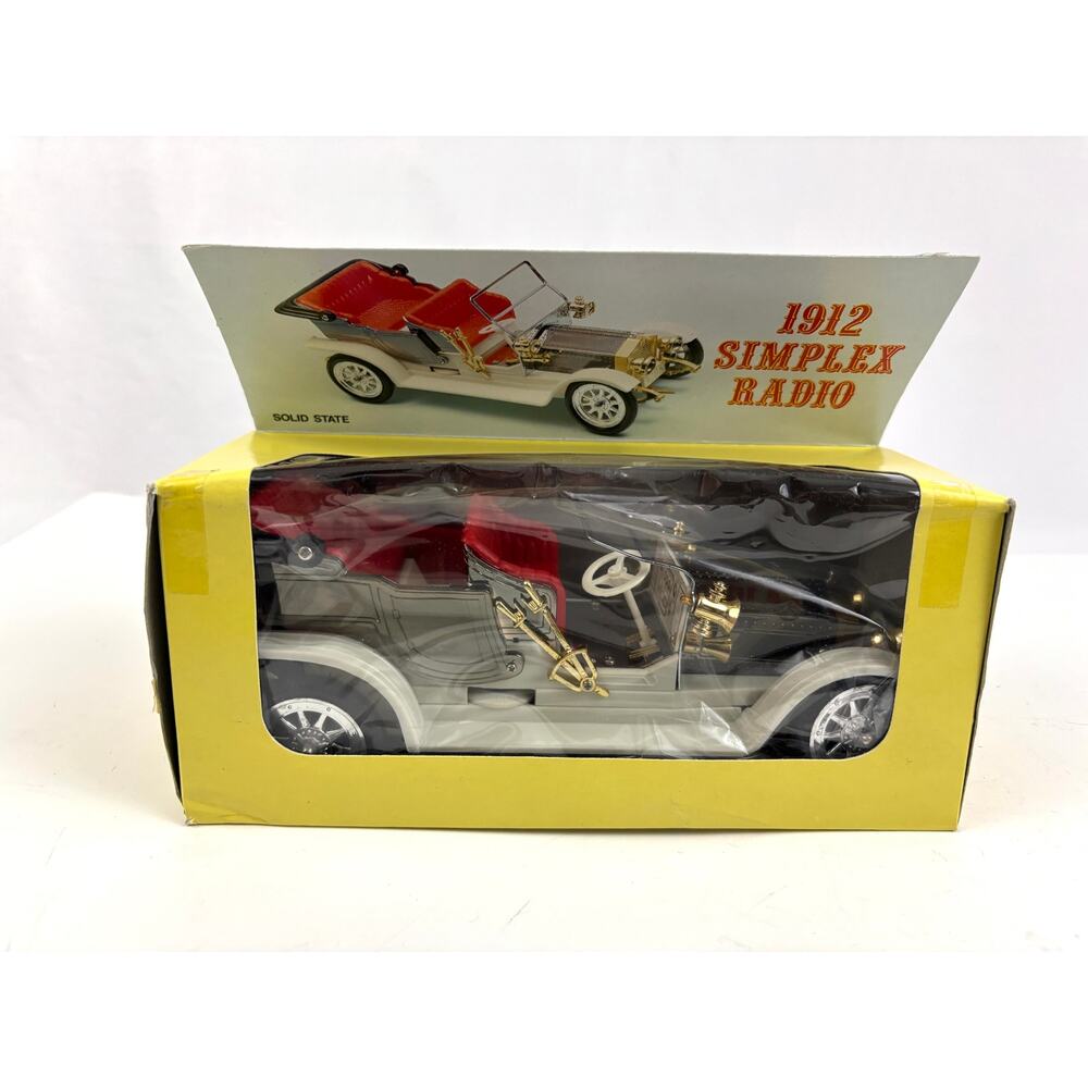 Vtg 1912 Simplex AM Radio Solid State Rolls Royce‎ Model Car w/ Original Box NOS